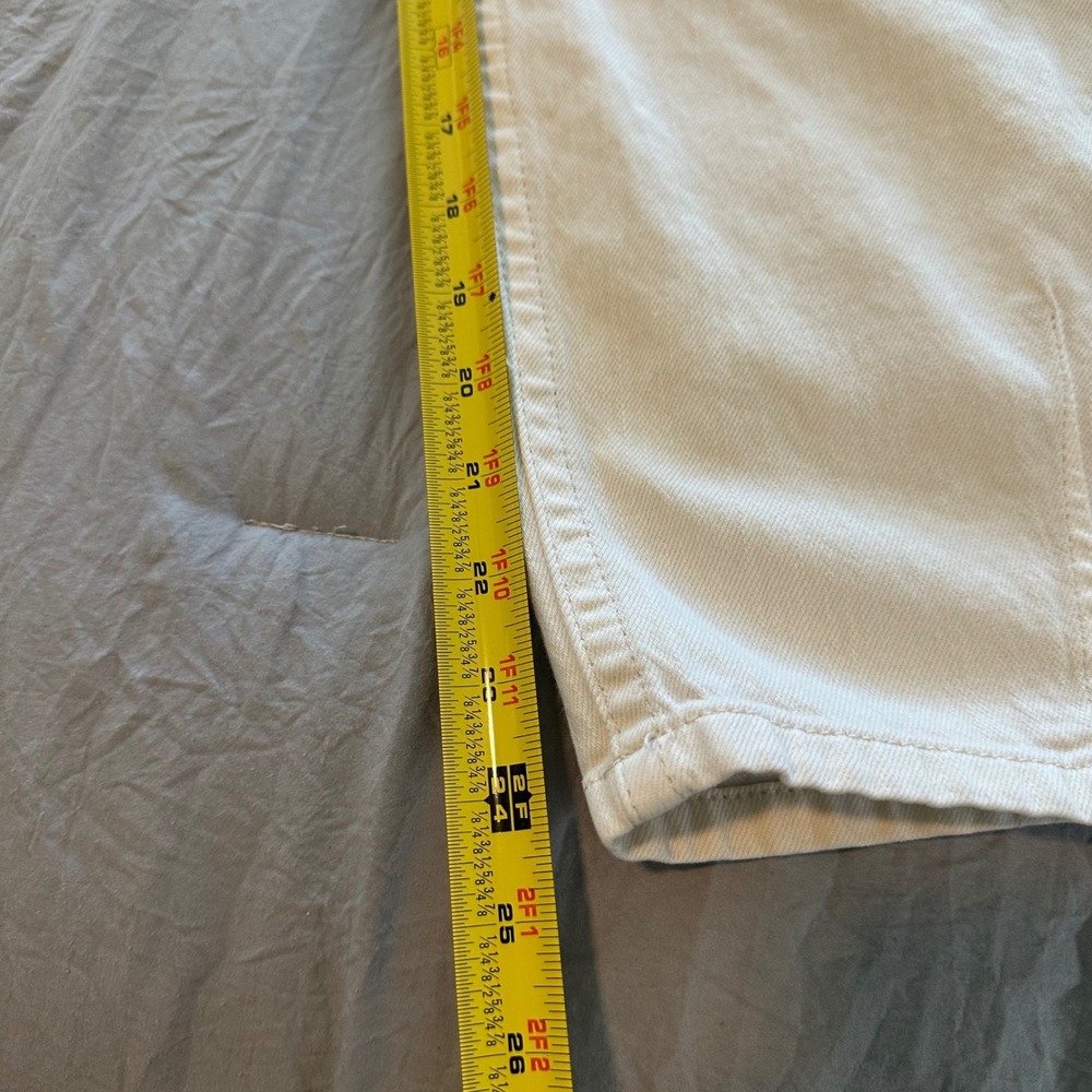 Anthropologie Pilcro Breaker Jean off-white Barrel Leg Relaxed Pant 30 high rise - Picture 5 of 10